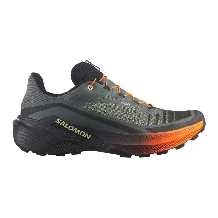 Salomon Genesis 2 - Mens Trail Running Shoes - Urban Chic/Black/Lime Cream