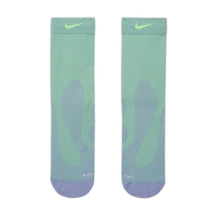Nike Running Lightweight Crew Socks - Volt/Bright Cactus/Black/Bright Cactus