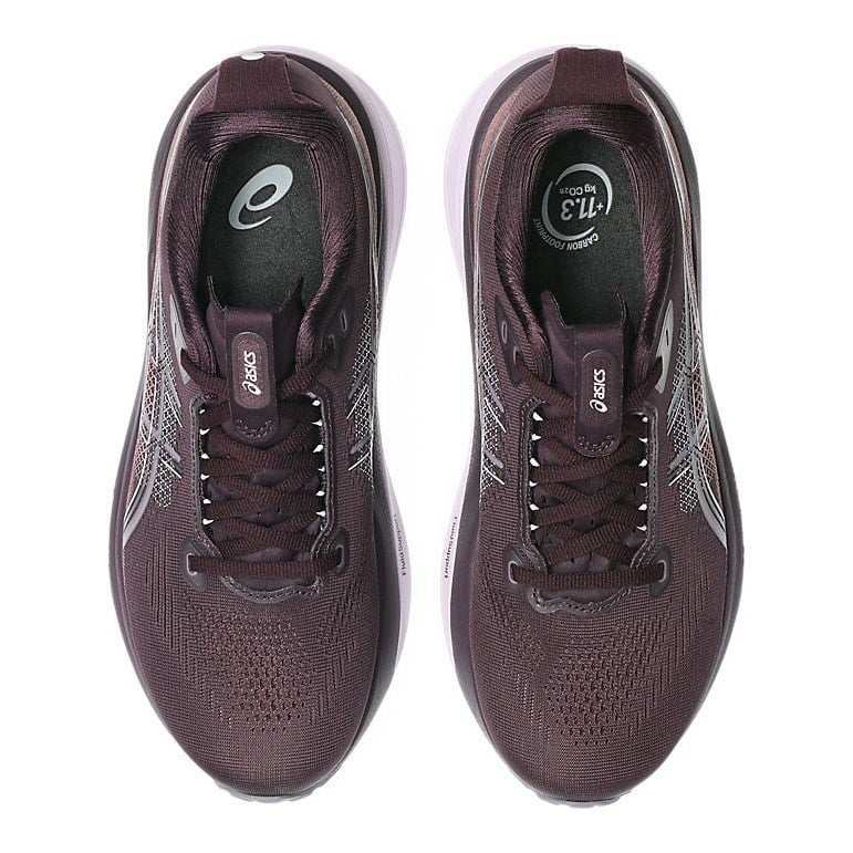 Asics Gel Kayano 33 - Womens Running Shoes - Dark Aubergine/Dahlia - image 4