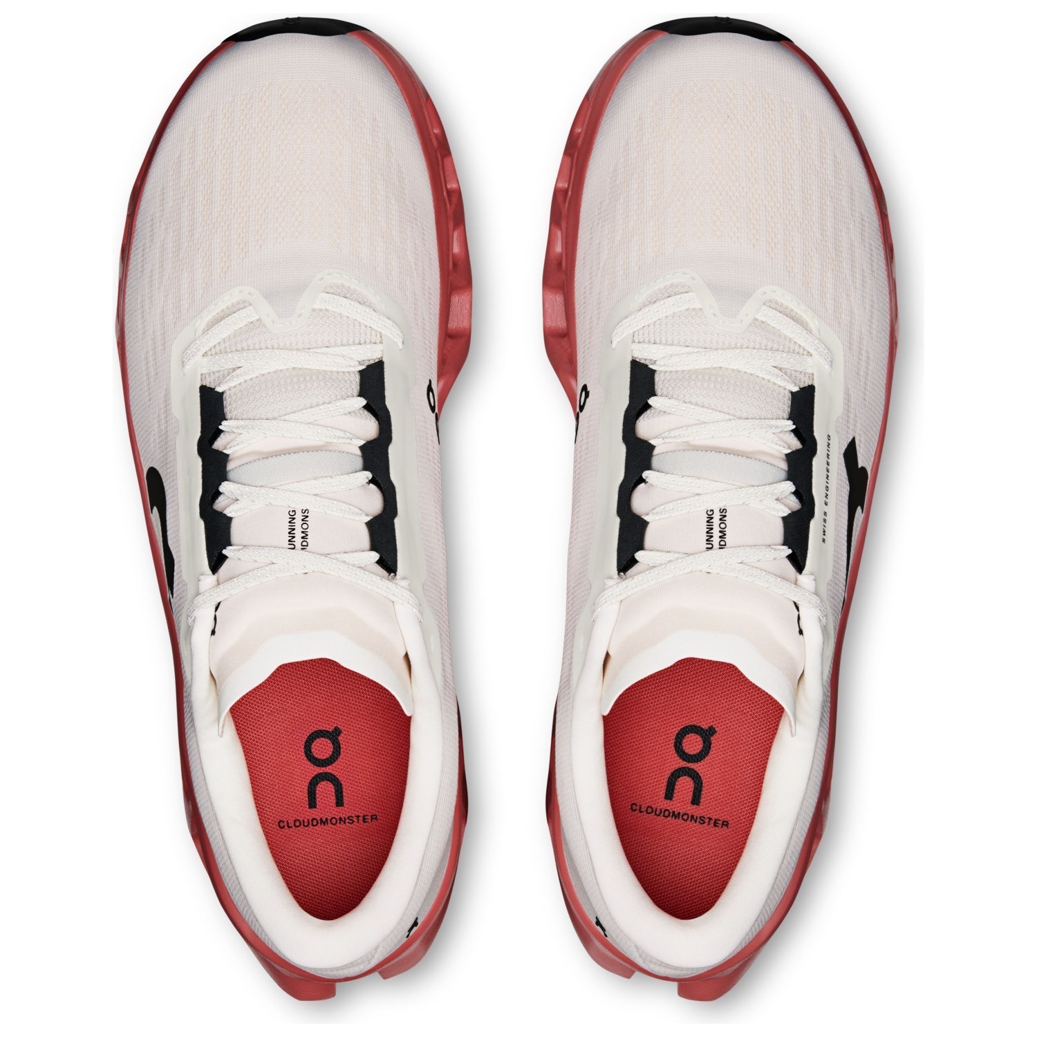On Cloudmonster 3 - Mens Running Shoes - Ivory/Dustrose - image 3