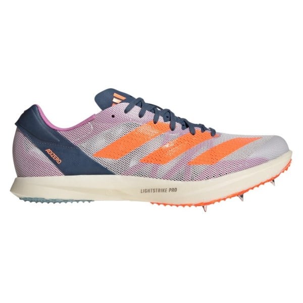 adidas Adizero Avanti TYO - Mens Long Distance Track Spikes - Dash Grey/Beam Green/Orange