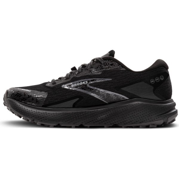 Brooks Divide 5 GTX - Mens Trail Running Shoes - Black/Alloy/Primer