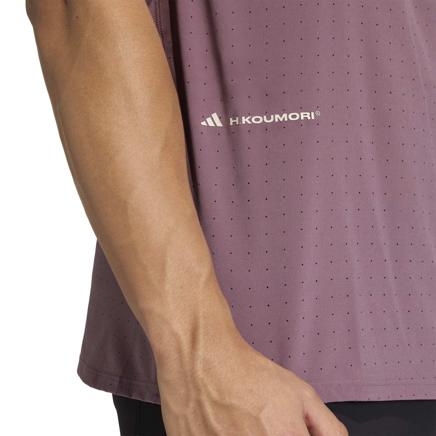 adidas ADI365 H.Koumori Mens Running Singlet - Shadow Fig