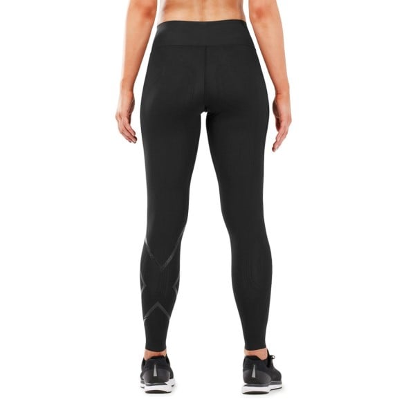 2XU MCS Force Cross Train Mid Rise Womens Compression Tights - Black/Nero