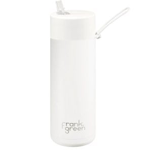Frank Green Ceramic Reusable Straw Lid Water Bottle - 595ml