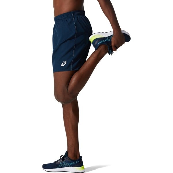 Asics Silver 7 Inch Mens Running Shorts - French Blue