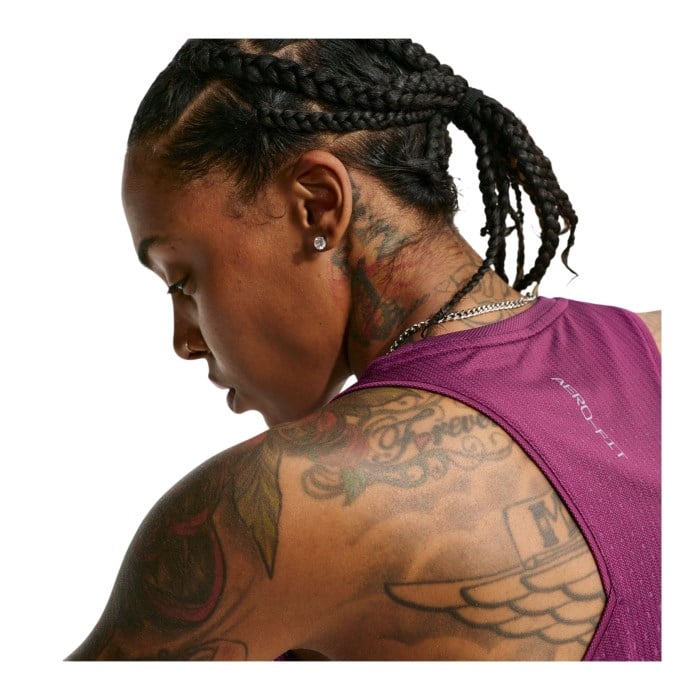 Nike Swift Aero-Fit Womens Running Tank Top - True Berry/Violet Dust/Reflective Silver - image 5