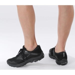 Mizuno Wave Rider GTX - Mens Trail Running Shoes - Triple Black/Ebony