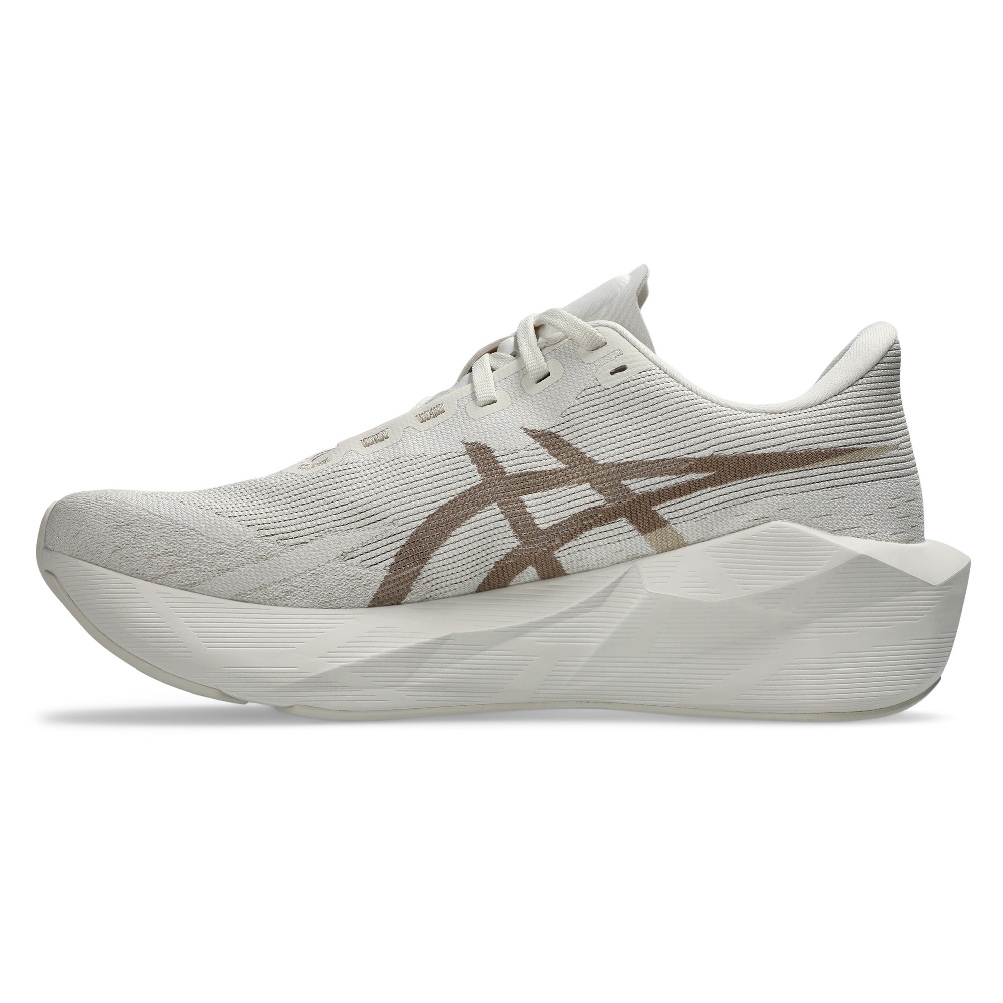 Asics Novablast 6 - Mens Running Shoes - Soft Oat/Greige - image 3