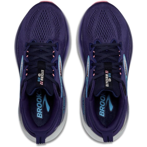 Brooks Glycerin GTS 22 - Womens Running Shoes - Blue Ribbon/Peacoat