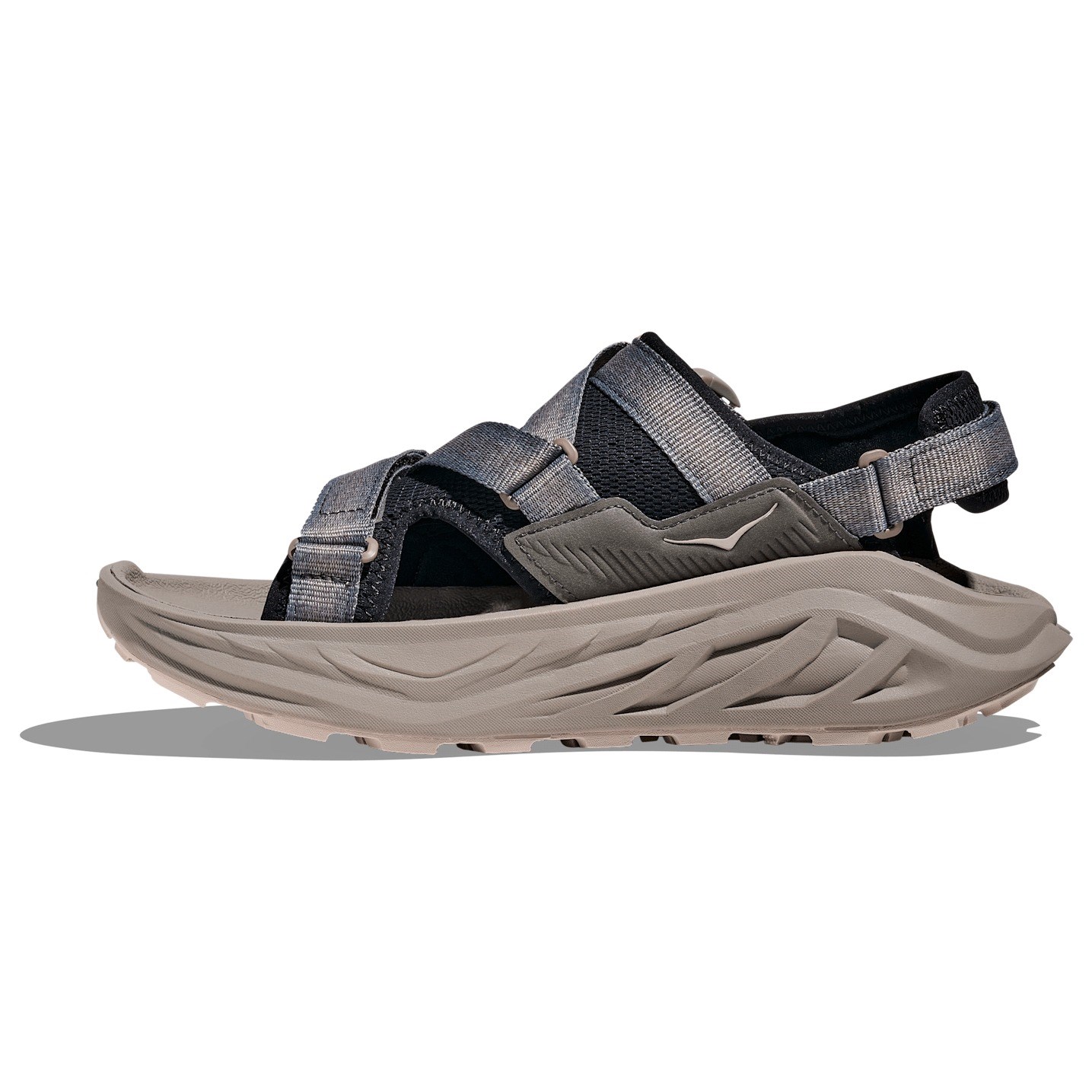 Hoka Infini Hike TC - Mens Hiking Sandals - Black/Cement