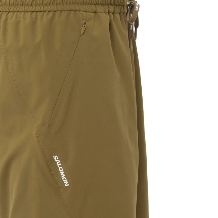 Salomon Shakeout Core 7 Inch Mens Shorts No Liner - Brilliant Olive