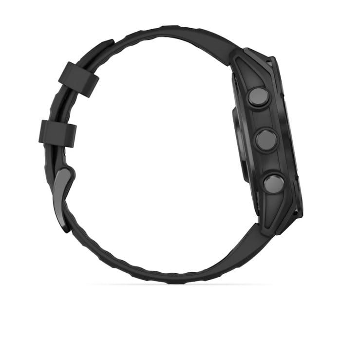 Garmin Fenix 8 47mm Premium Multisport Watch - Slate Gray/Black Silicone Band - image 5