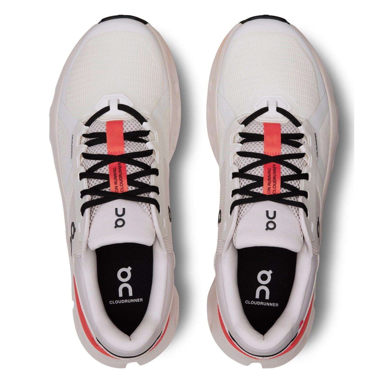 On Cloudrunner 2 - Mens Running Shoes - White/Sand