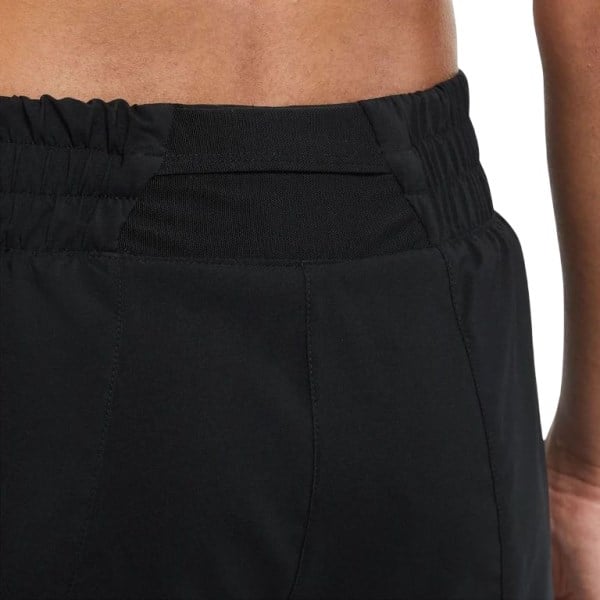 Nike Dri-Fit One 2-In-1 Mid-Rise Womens Running Shorts - Black/Reflective Silver