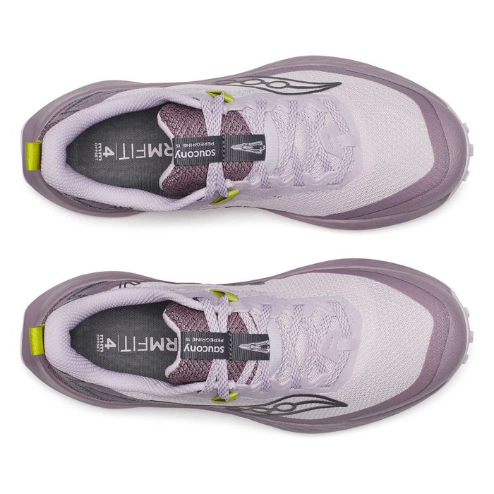 Saucony Peregrine 15 - Womens Trail Running Shoes - Bloom/Quail