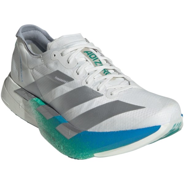 Adidas Adizero Adios Pro 4 Berlin - Womens Racing Shoes - Crystal White/Matte Silver/Glory Green