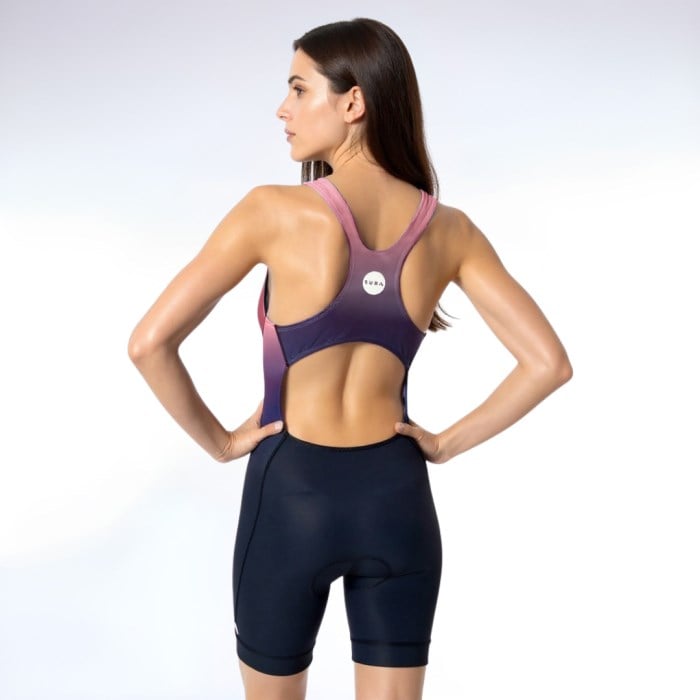 SUB4 Womens Triathlon Racerback Tri-Suit - Berry