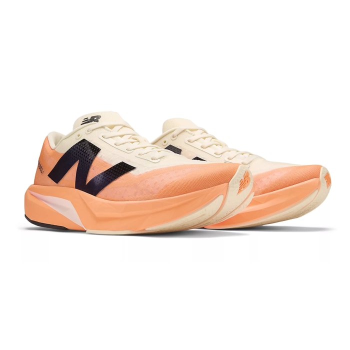 New Balance FuelCell Rebel v4 - Mens Running Shoes - Hot Mango/Angora