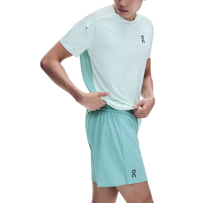 On 5 Inch Mens Performance Shorts - Aquamarine - image 3