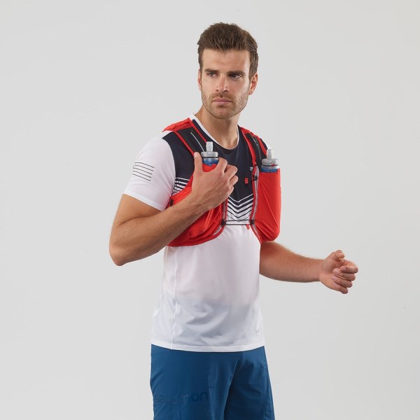 Salomon S-Lab Sense Ultra 8 Set Trail Running Vest - Red