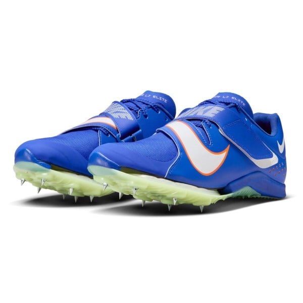 Nike Air Zoom LJ Elite - Unisex Jumping Spikes - Racer Blue/White/Safety Orange