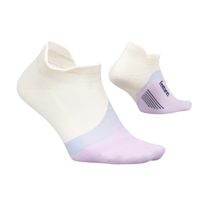 Feetures Elite Light Cushion No Show Tab Running Socks - Lilac Breeze - image 2