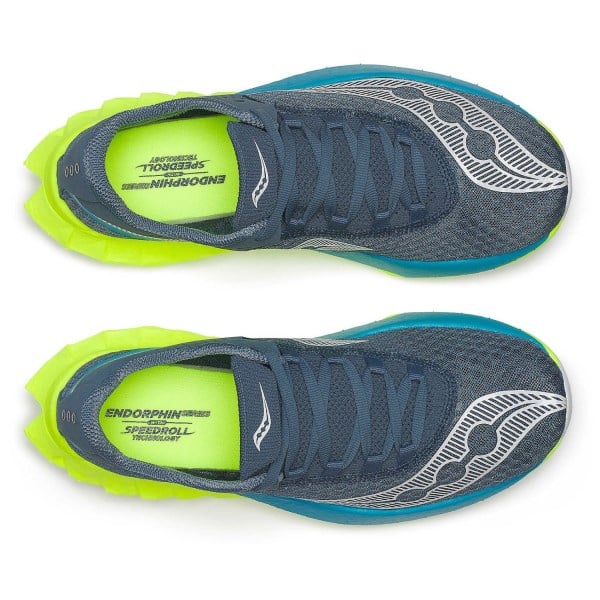 Saucony Endorphin Pro 4 - Womens Road Racing Shoes - Mirage/Citron
