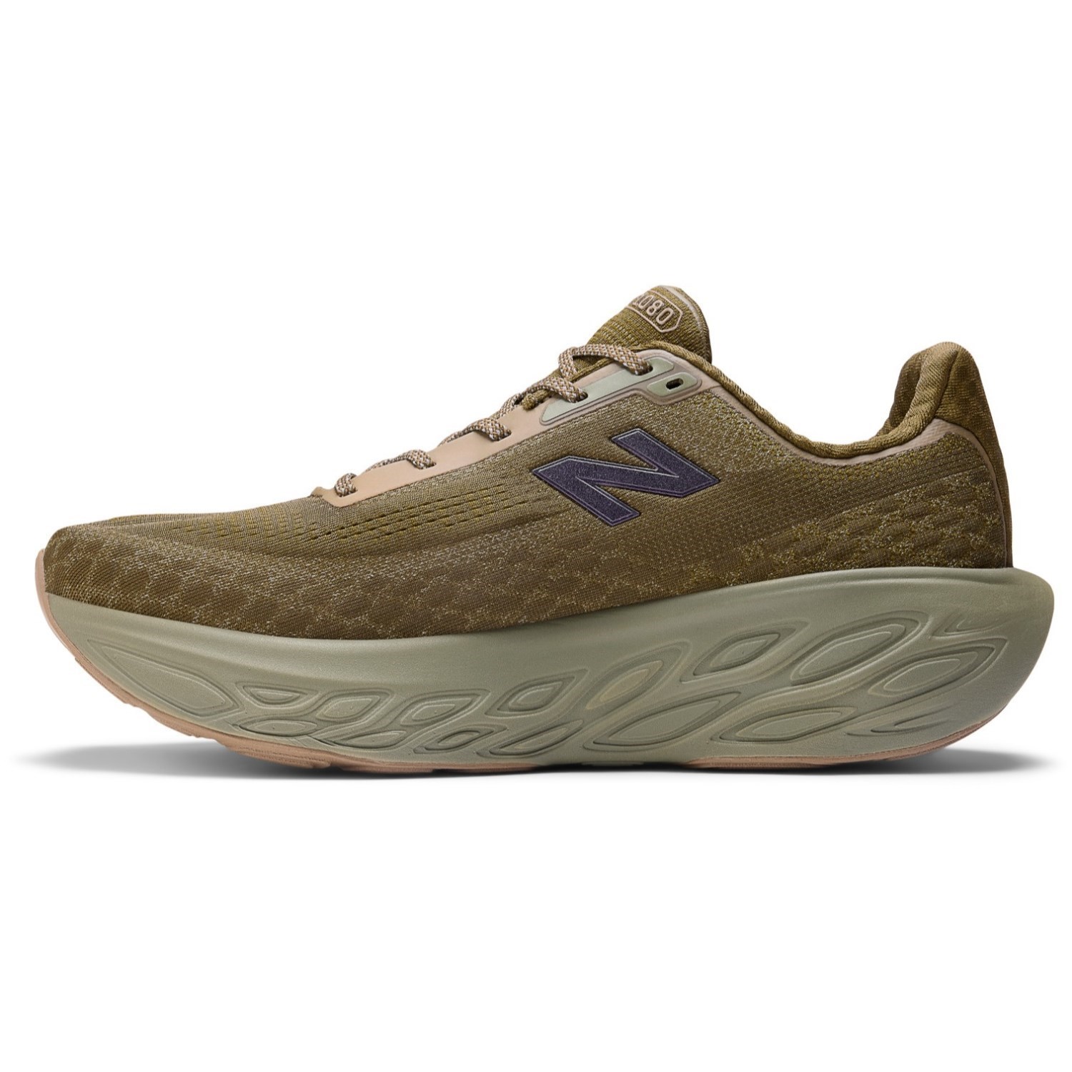 New Balance Fresh Foam X 1080v14 - Mens Running Shoes - Woodland/Dark Olivine/Raw Leather
