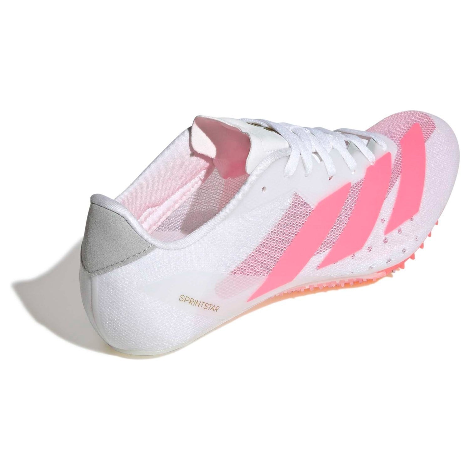 adidas SprintStar - Unisex Sprint Spikes - Cloud White/Solar Turbo/Gold Metallic - image 5