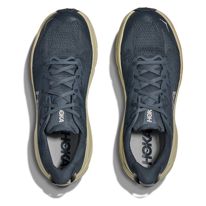 Hoka Challenger 8 - Mens Trail Running Shoes - Faded Navy/Pampas Grass