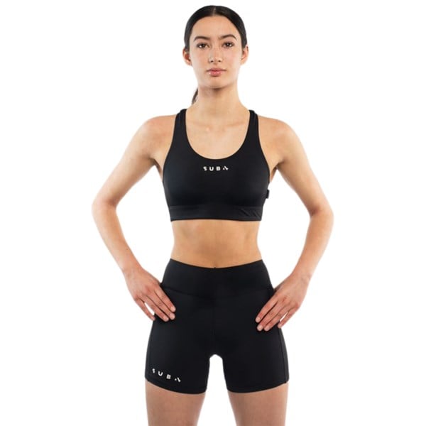 Sub4 Half Run Brief Womens Running Shorts - Black