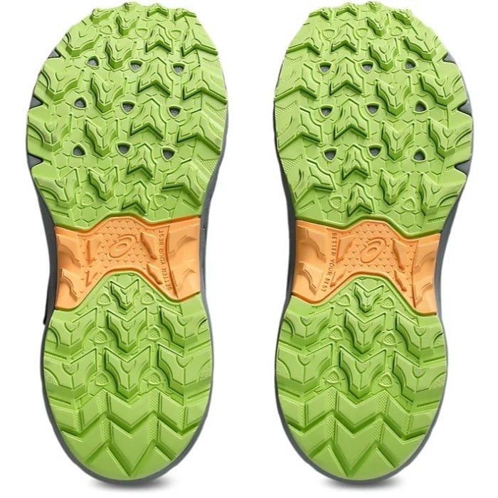 Asics Gel Venture 9 PS - Kids Trail Running Shoes - Midnight/Lime Green