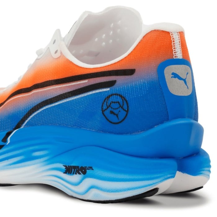 Puma Deviate Nitro Elite 3 Ekiden - Mens Running Shoes - Puma White/Heat Fire/Puma Black