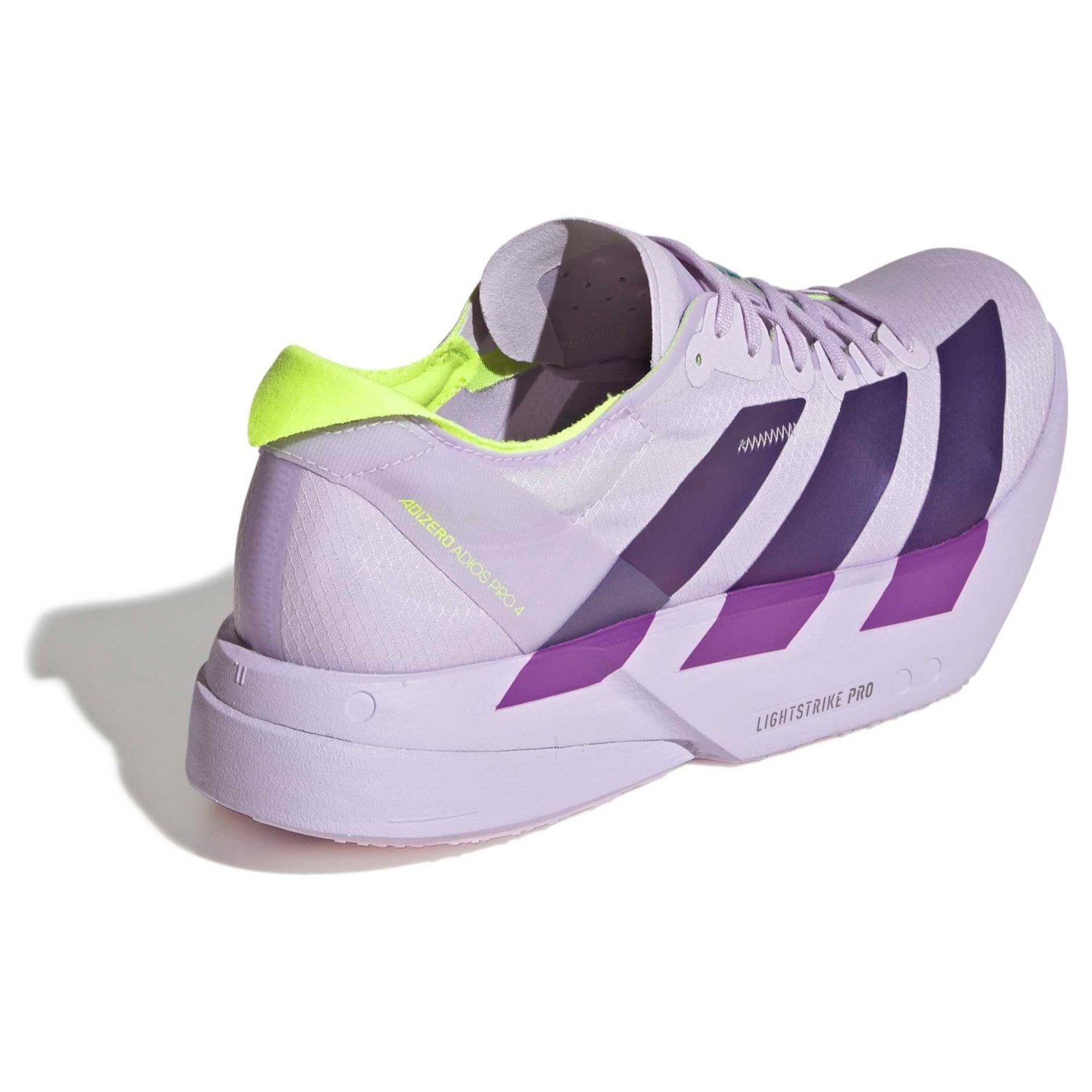 adidas Adizero Adios Pro 4 - Womens Racing Shoes - Purple Tint/Solar Purple/Signal Green - image 5