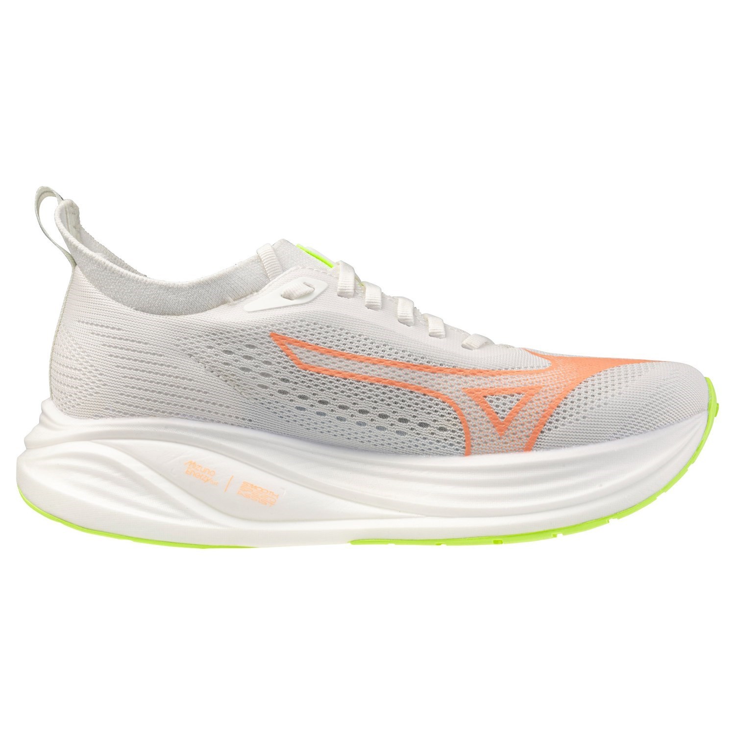 Mizuno Neo Zen 2 - Womens Running Shoes - GF White/Flamingo Coral/Lime Pulp - image 2