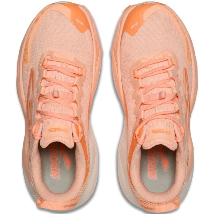 Brooks Caldera 8 - Womens Trail Running Shoes - Peach/Peach/Coconut
