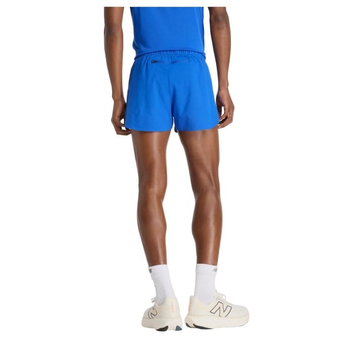 New Balance RC Mens 3 Inch Split Shorts - Blue Gemstone