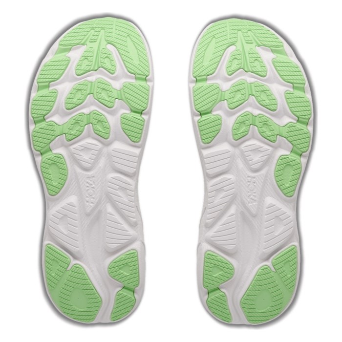 Hoka Clifton 11 - Womens Running Shoes - Frost/Neon Yuzu - image 4