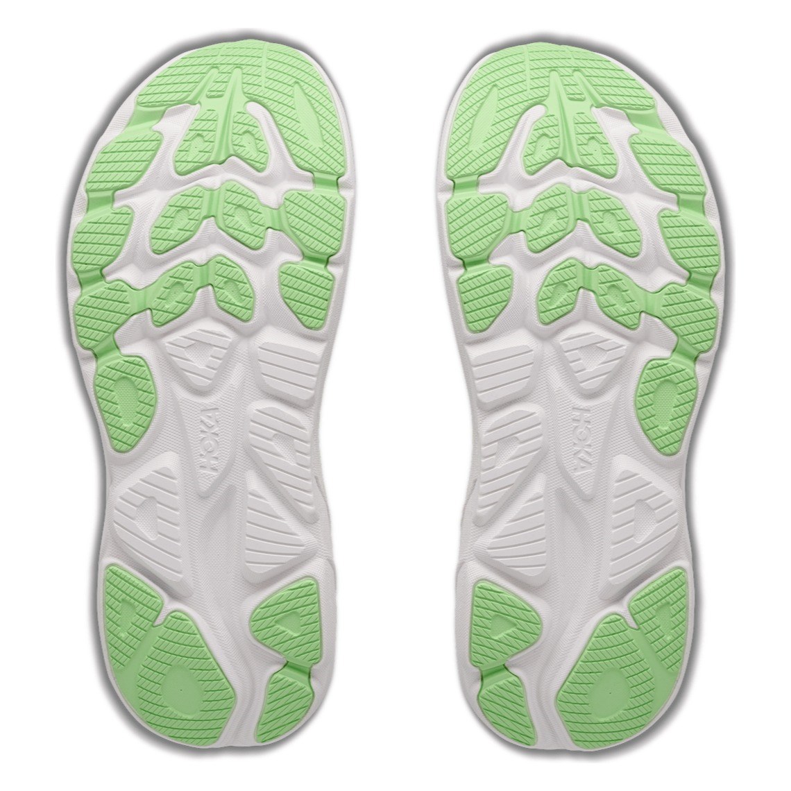 Hoka Clifton 11 - Womens Running Shoes - Frost/Neon Yuzu - image 4