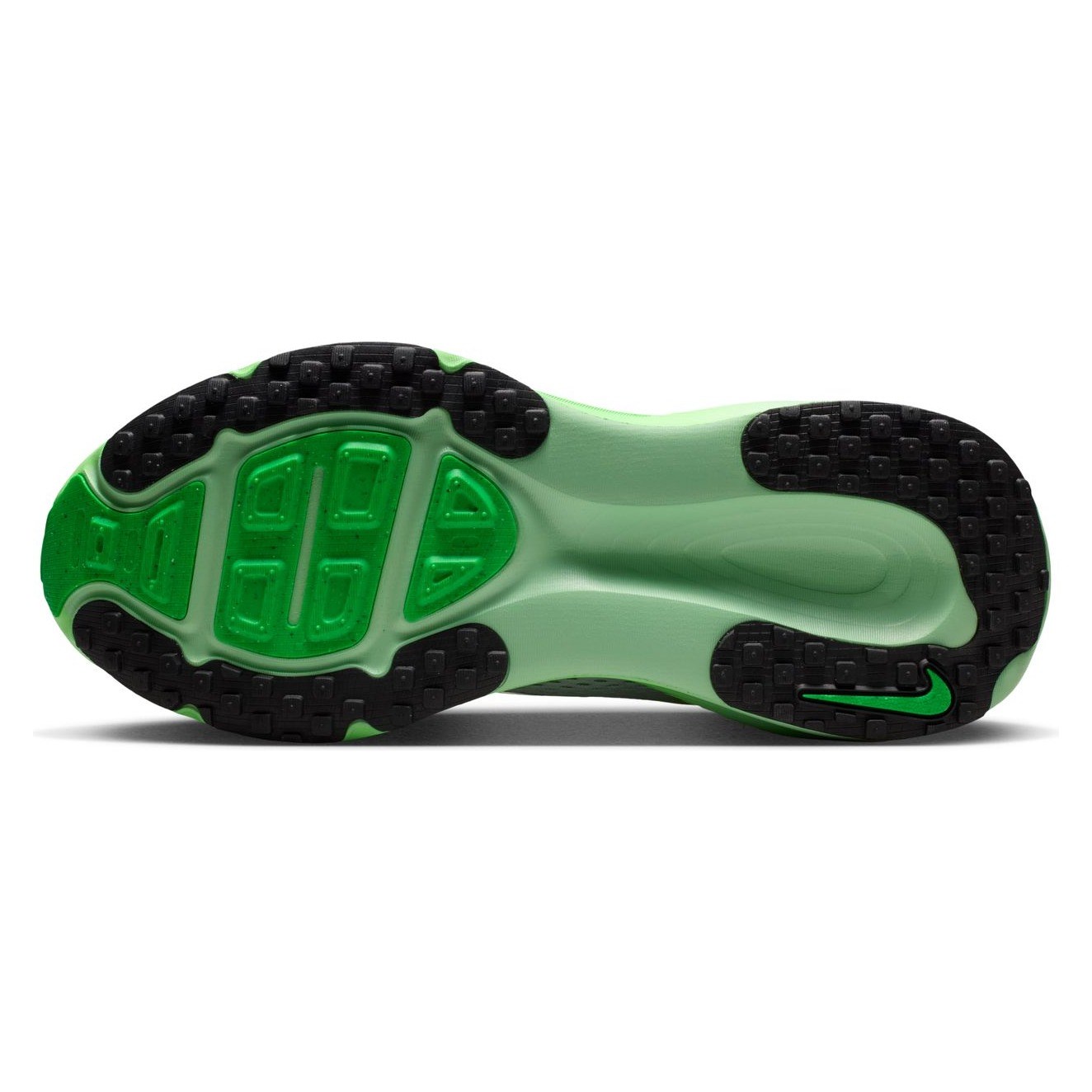 Nike Vomero 18 - Womens Running Shoes - White/Silver Metallic/Illusion Green - image 4