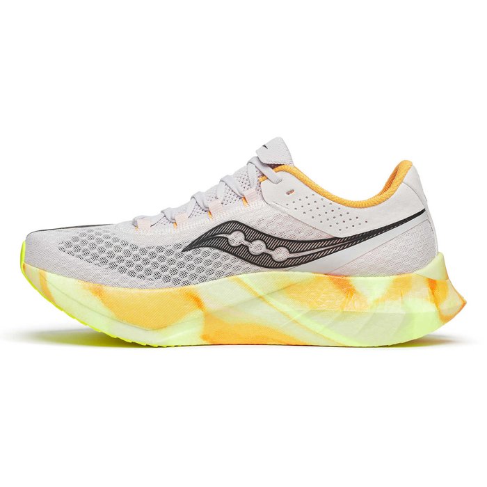 Saucony Endorphin Pro 4 - Mens Road Racing Shoes - Fog/Peel