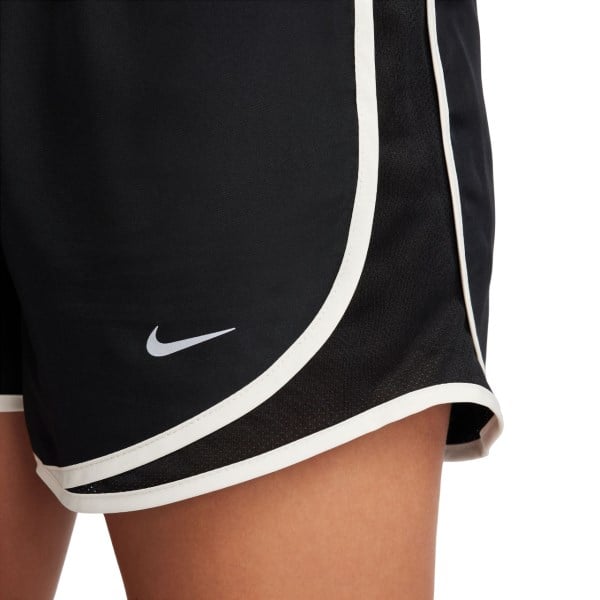 Nike One Tempo Womens Running Shorts - Black/Pale Ivory/Reflective Silver