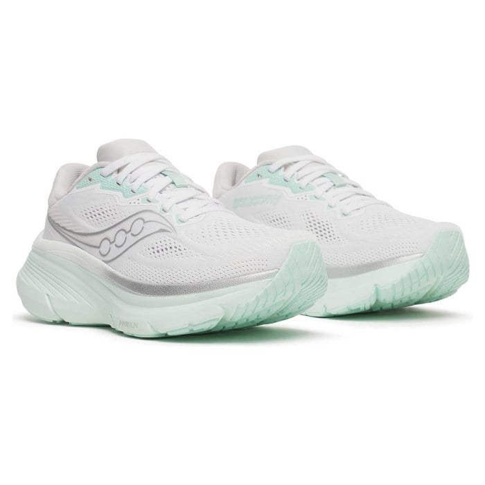 Saucony Guide 19 - Womens Running Shoes - White/Rush
