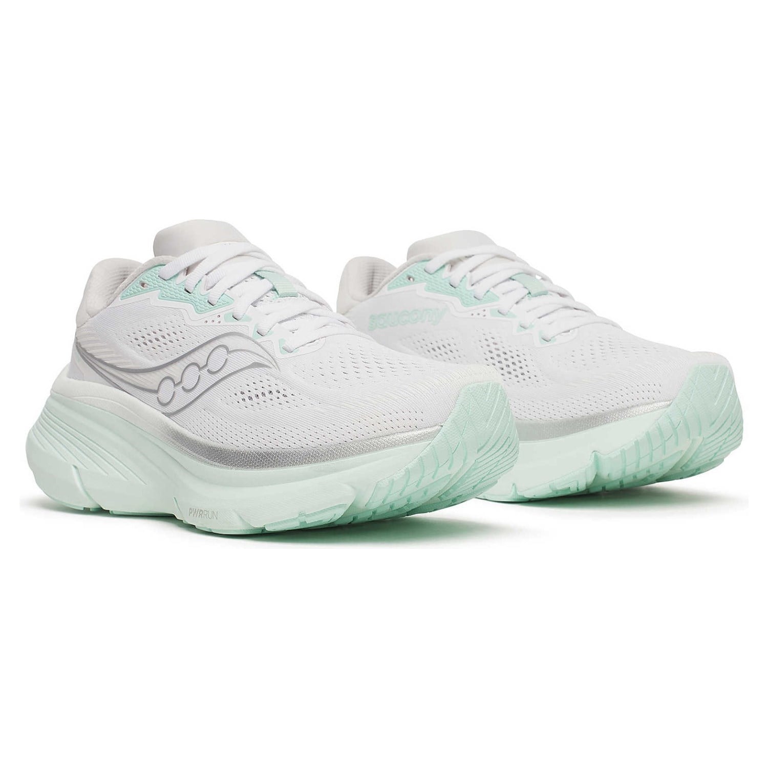 Saucony Guide 19 - Womens Running Shoes - White/Rush