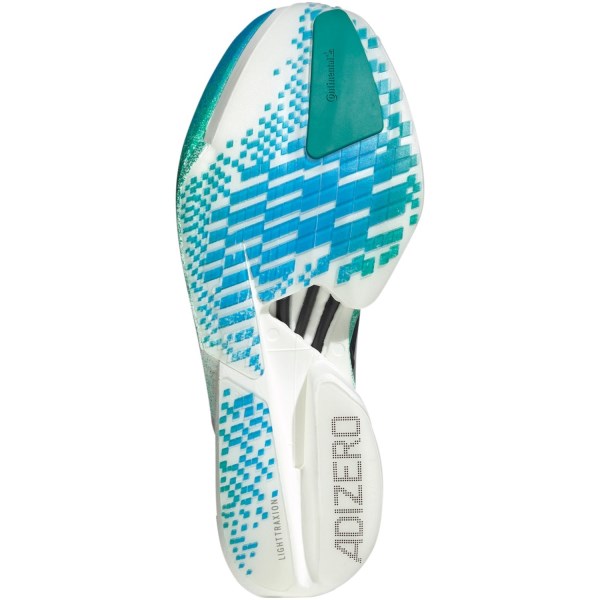 adidas Adizero Adios Pro 4 Berlin - Mens Racing Shoes - Core Black/Matte Silver/Glory Green