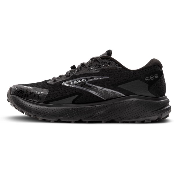 Brooks Divide 5 GTX - Womens Trail Running Shoes - Black/Alloy/Primer