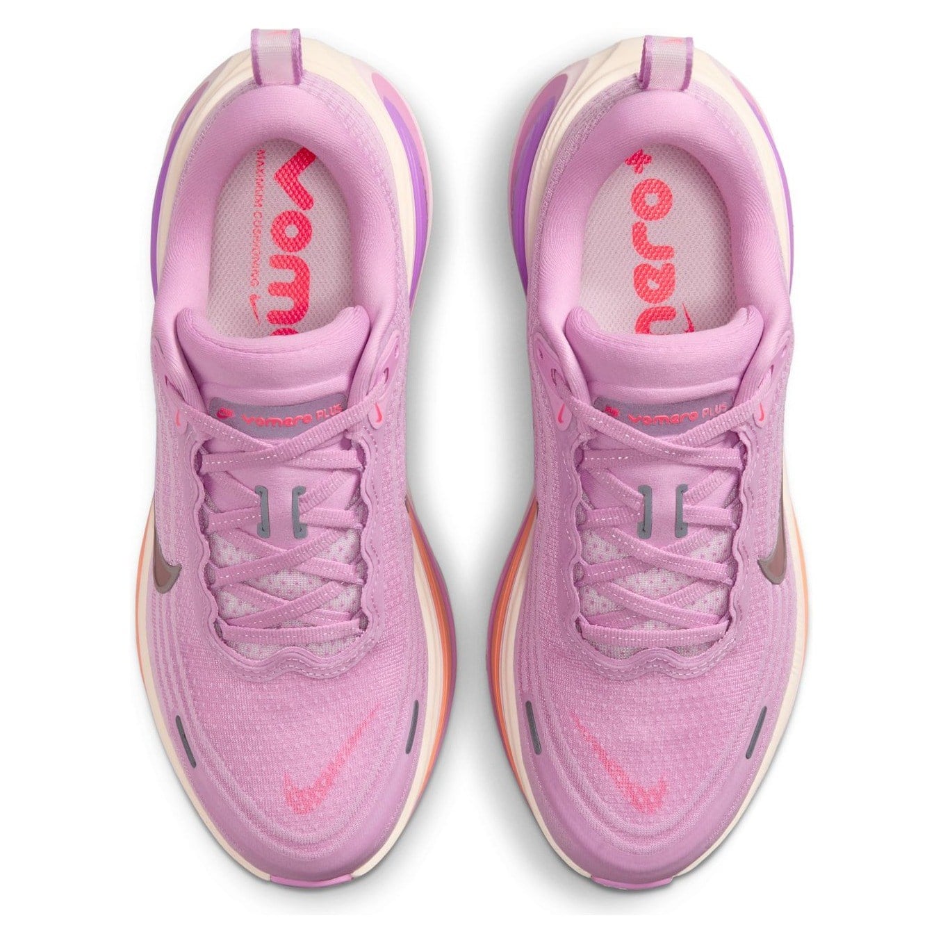 Nike Vomero Plus - Womens Running Shoes - Light Magenta/Black/Pink Foam/Bright Violet