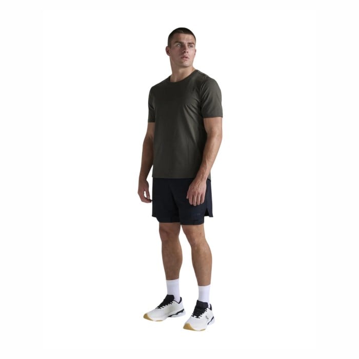 2XU Mens Motion Cotton Flex Tee - Flint/Flint - image 4