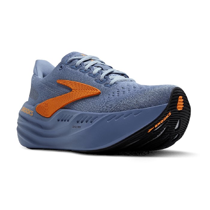 Brooks Glycerin Max - Mens Running Shoes - Country Blue/Sky/Orange